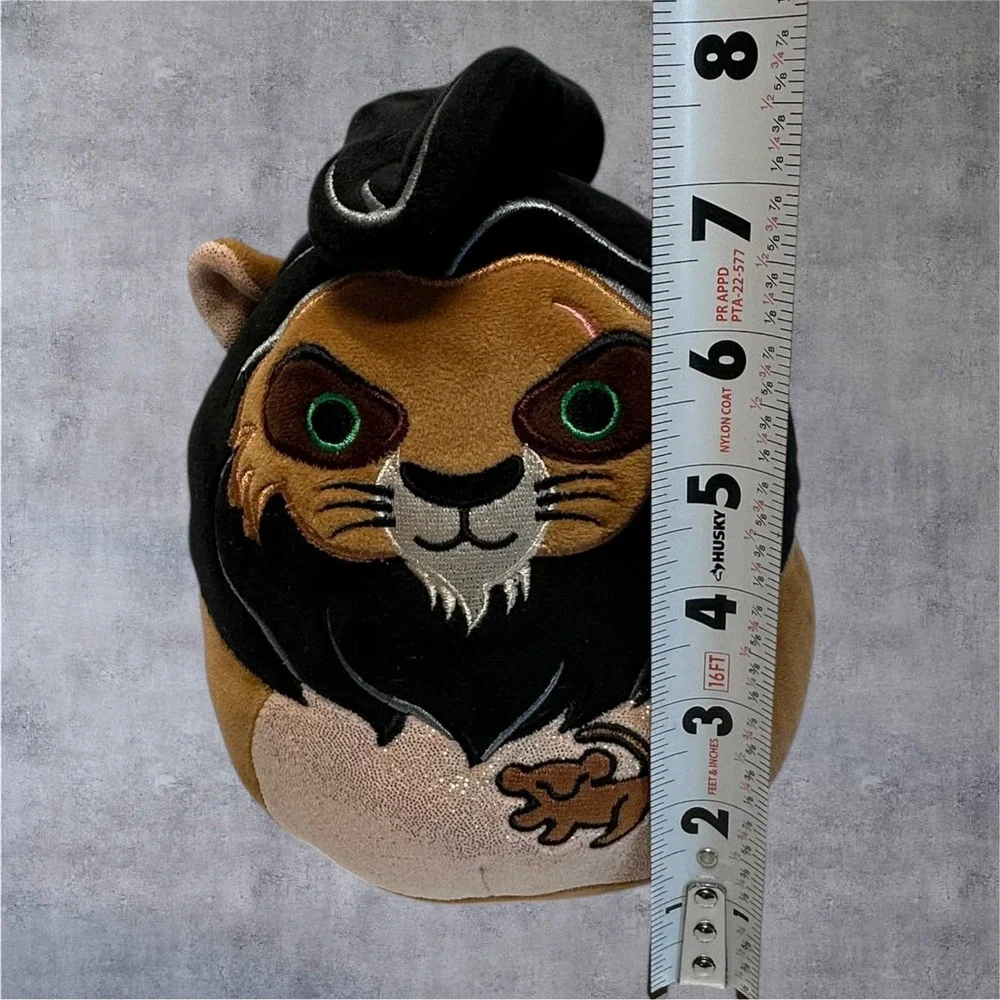 Squishmallows Scar Plush Disney The Lion King 8 Inch‎ Brown Black Soft